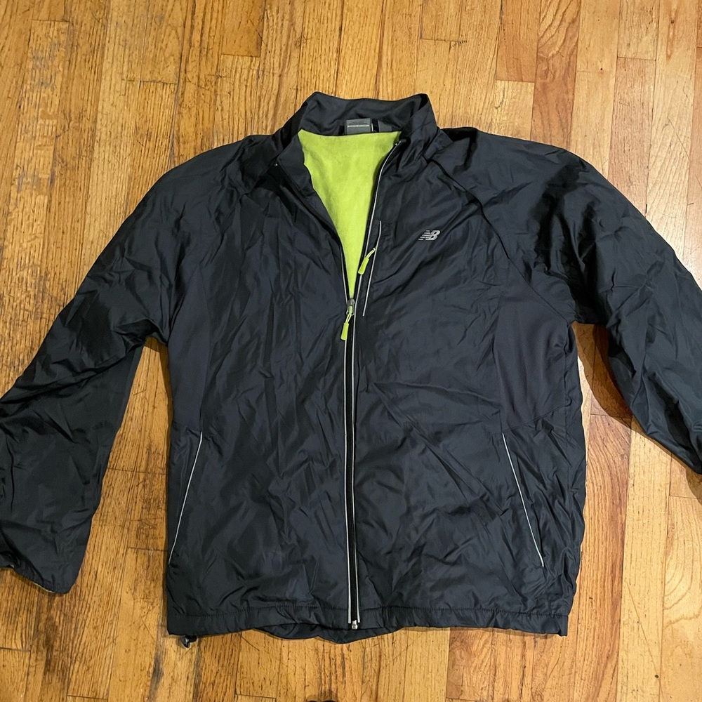 Mens new balance running lined jacket